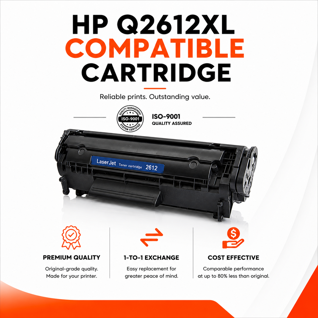HP Q2612XL Compatible Toner Cartridge
