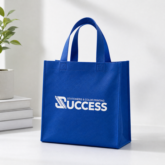 Non-Woven Bag A5 solid color with logo - angle 2