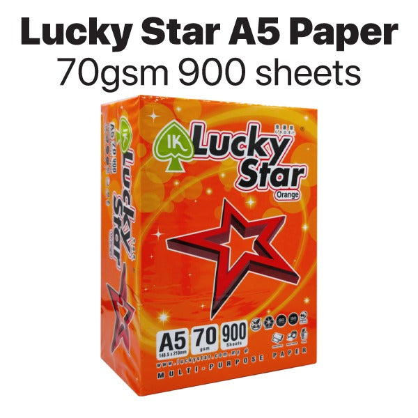 Lucky Star A5 Copier Paper 70gsm (900 Sheets)