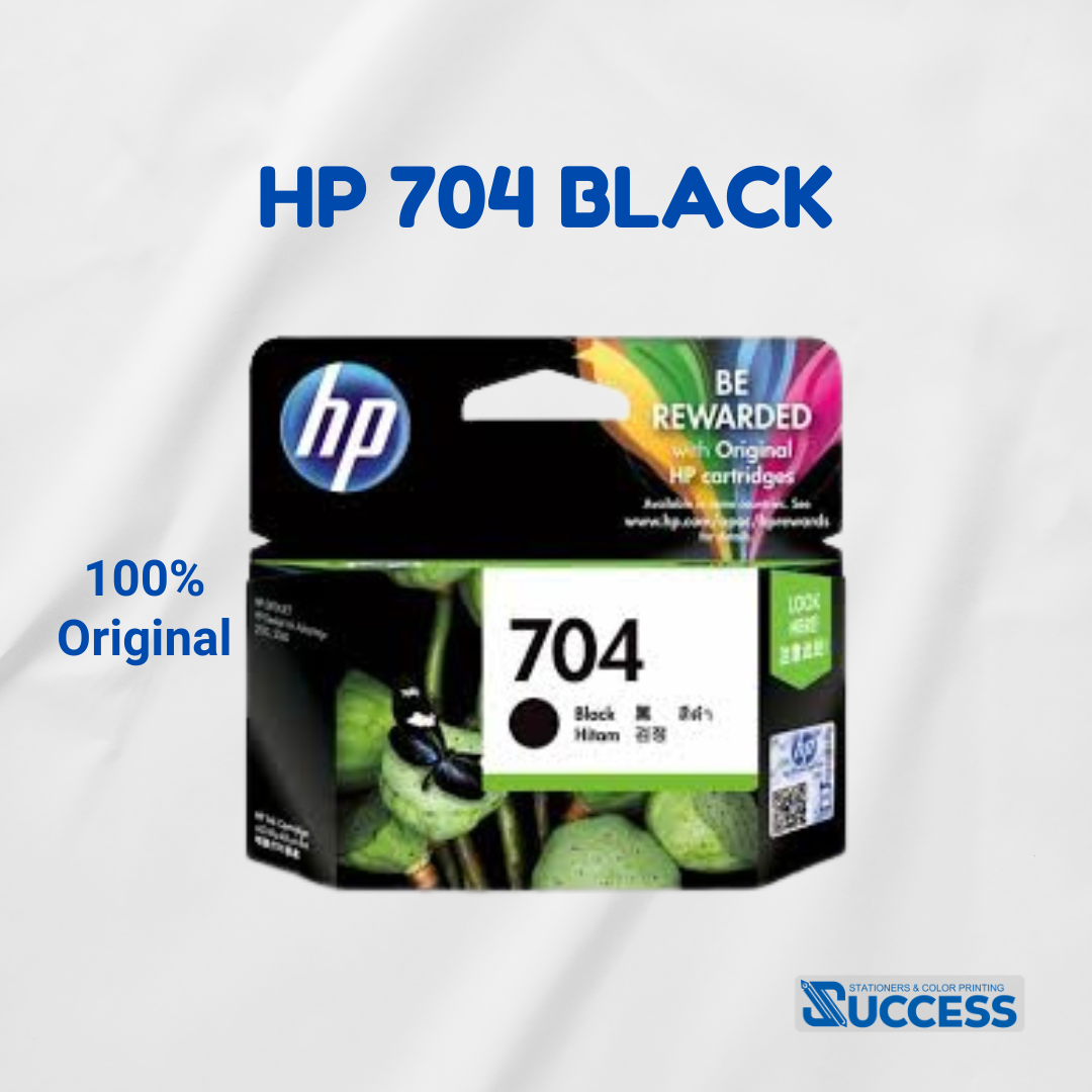 HP 704 Black Ink Cartridge