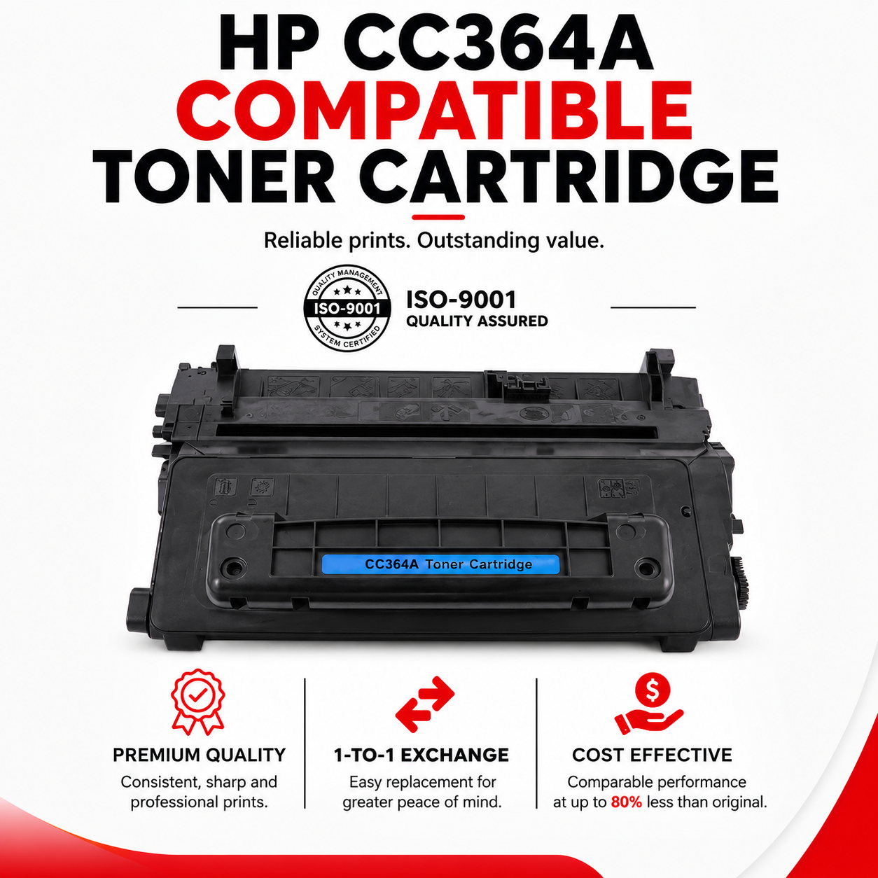 HP CC364A Compatible Toner Cartridge