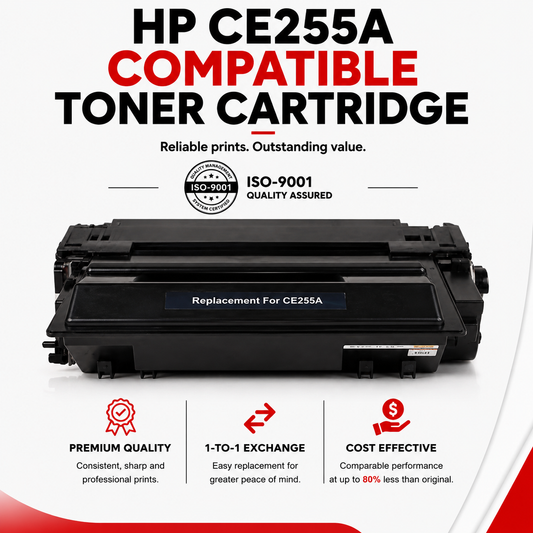 HP CE255A Compatible Toner Cartridge