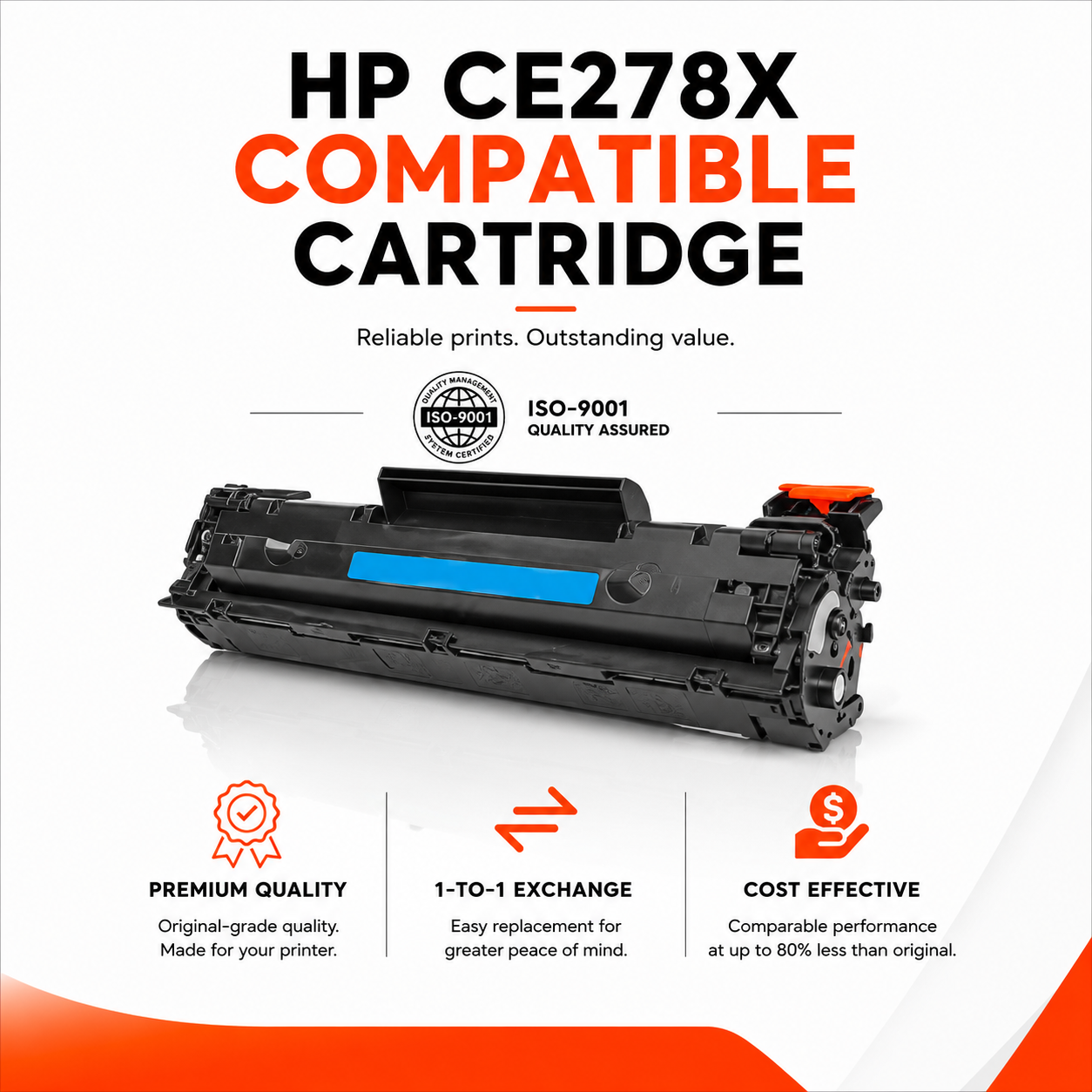 HP CE278X Compatible Toner Cartridge