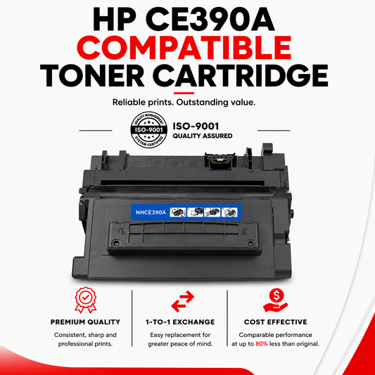 HP CE390A Compatible Toner Cartridge