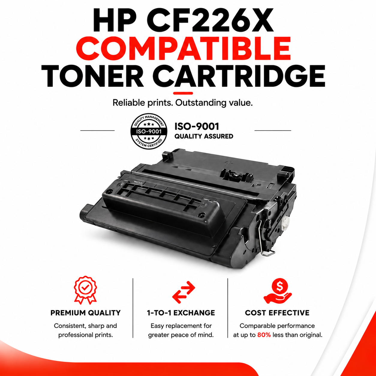 HP CF226X Compatible Toner Cartridge