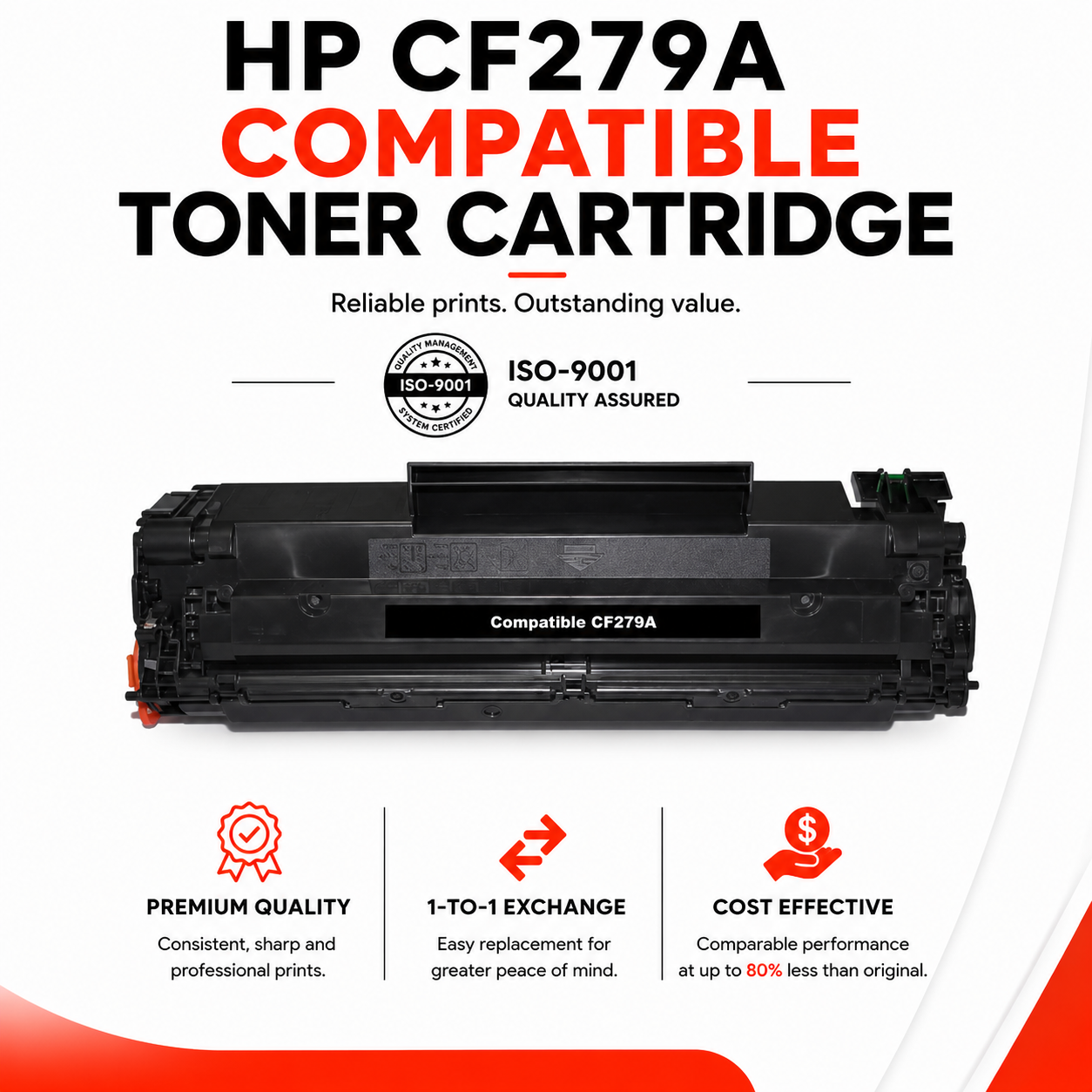 HP CF279A Compatible Toner Cartridge