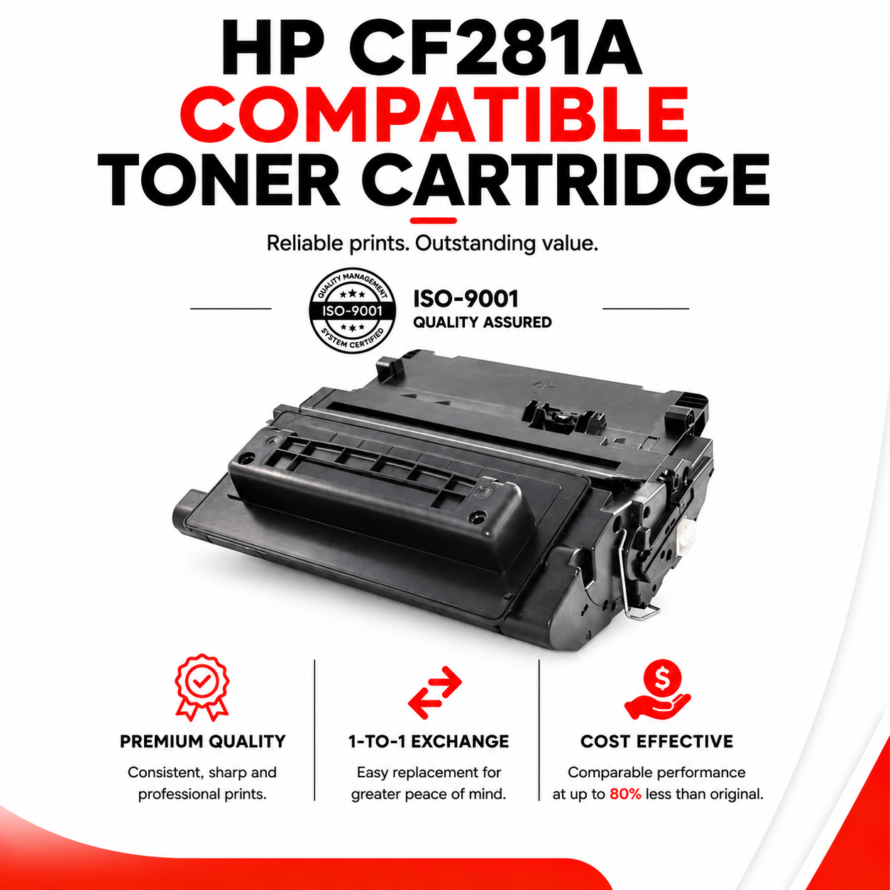 HP CF281A Compatible Toner Cartridge