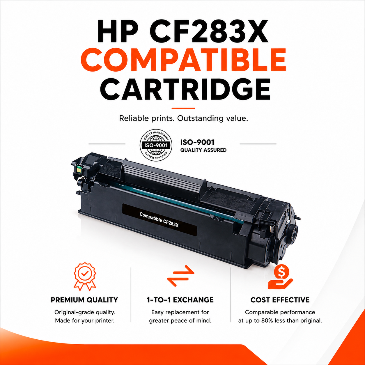 HP CF283X Compatible Toner Cartridge