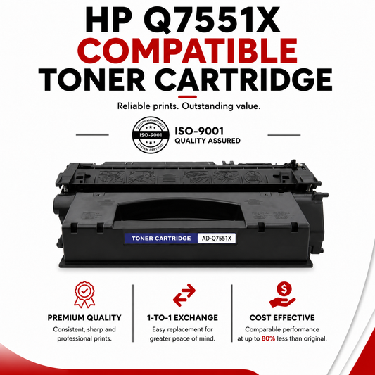 HP Q7551X Compatible Toner Cartridge