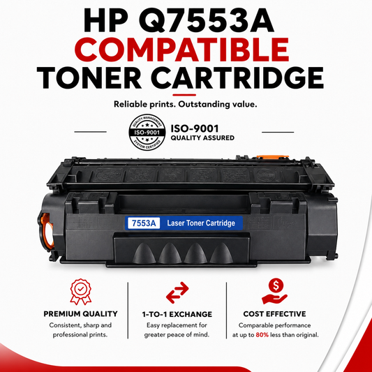 HP Q7553A Compatible Toner Cartridge