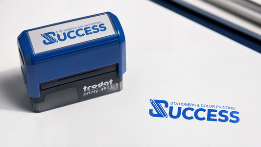 Stamp Chop with logo - angle 2