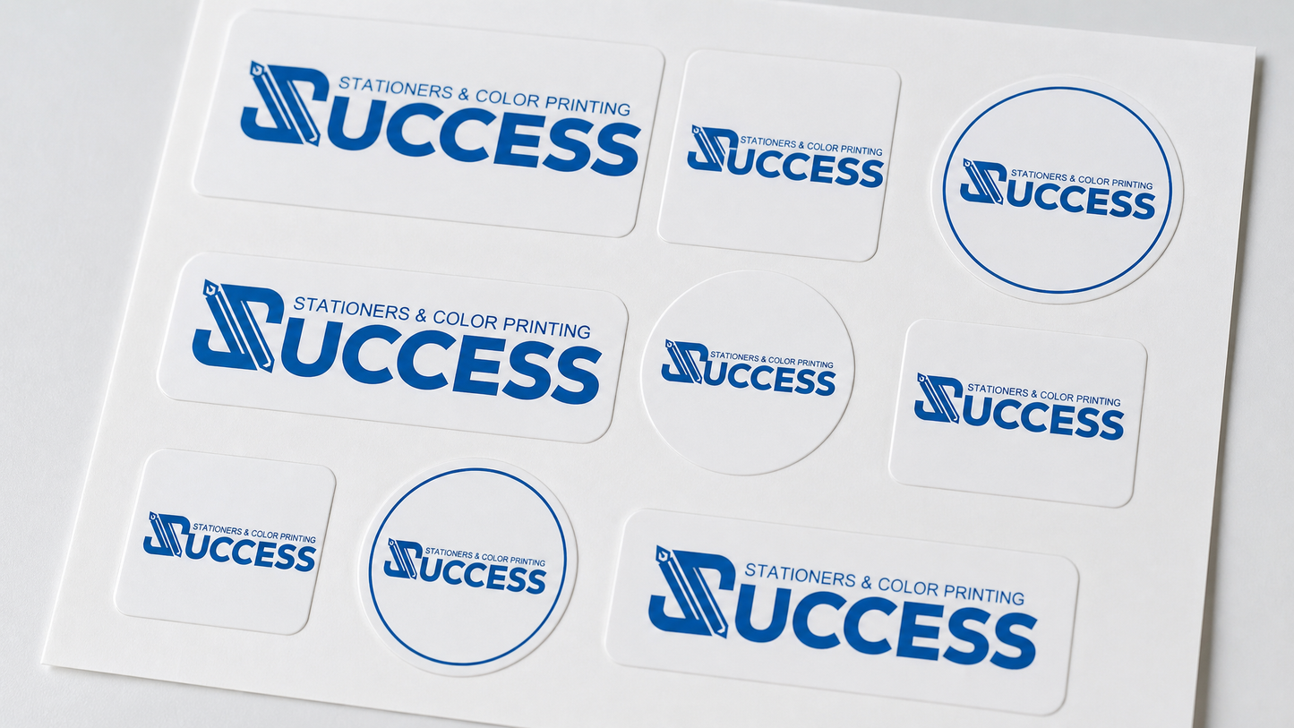 Custom Sticker with logo - angle 2