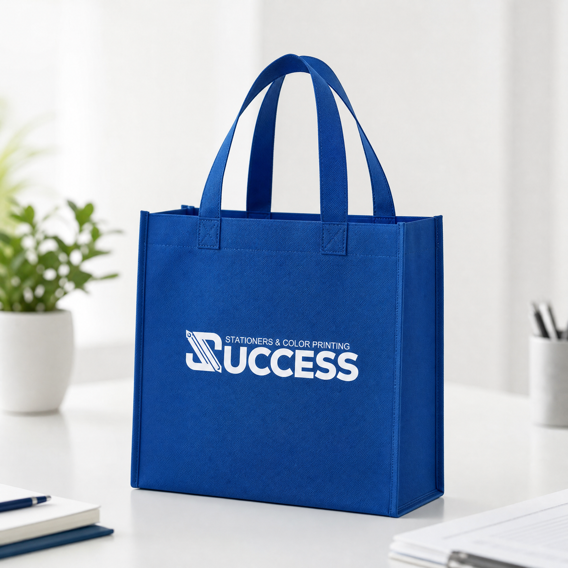 Non-Woven Bag A5 solid color with logo