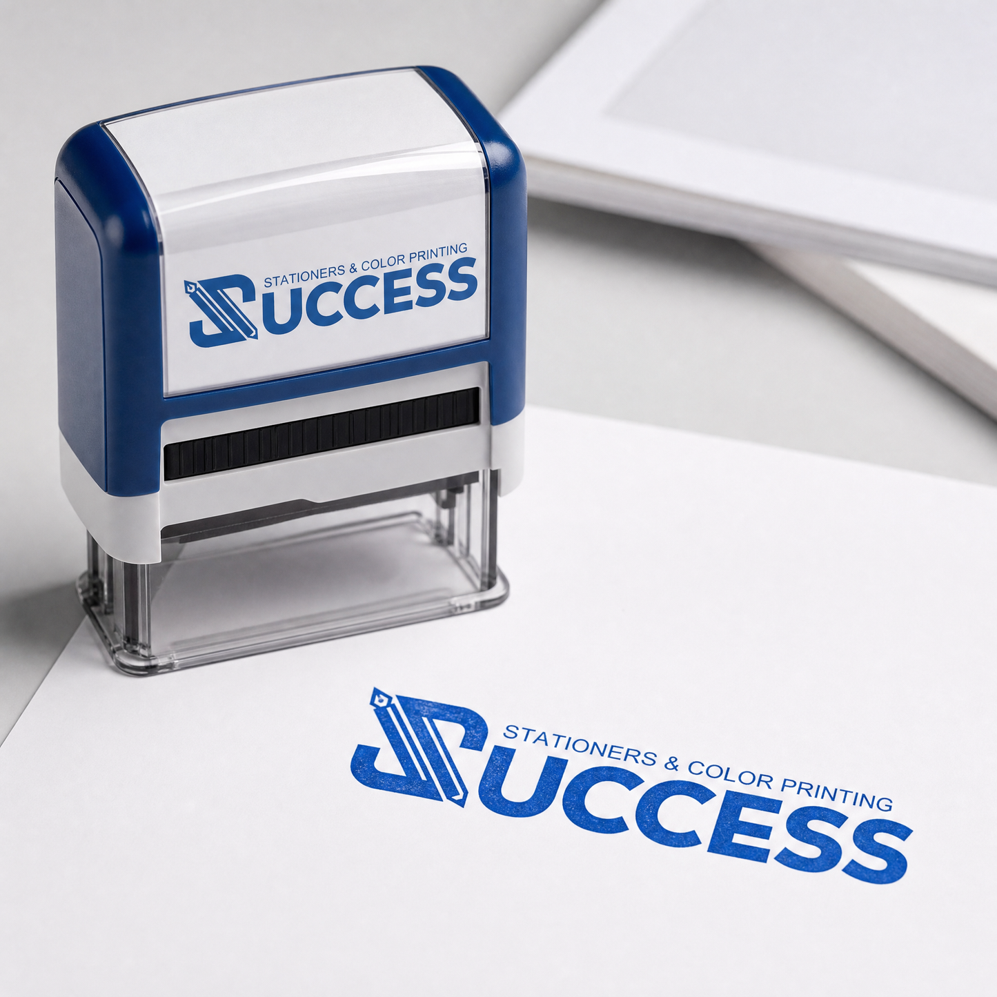 Stamp Chop with logo - angle 3