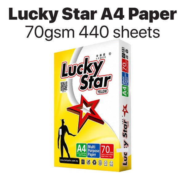 Lucky Star A4 Copier Paper 70gsm (440 Sheets)