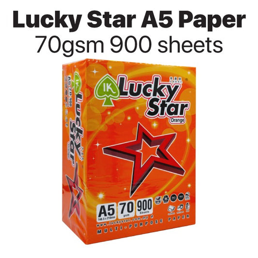 Lucky Star A5 Copier Paper 70gsm (900 Sheets)