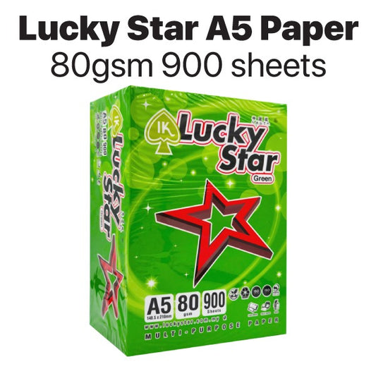 Lucky Star A5 Copier Paper 80gsm (900 Sheets)