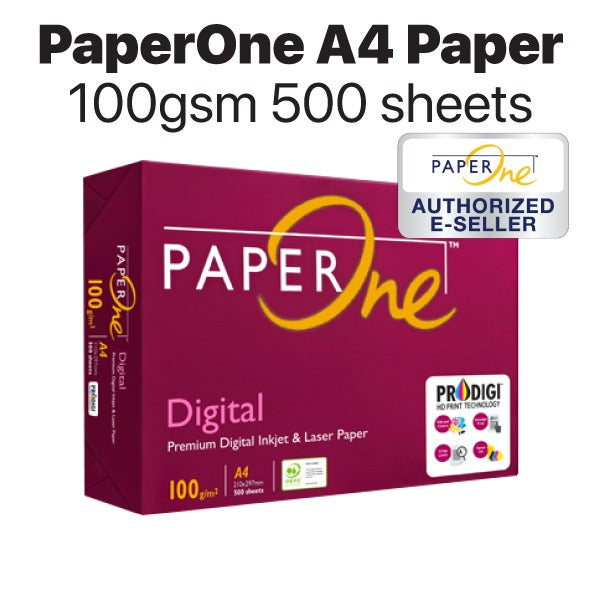 PaperOne A4 Copier Paper 100gsm (500 Sheets)