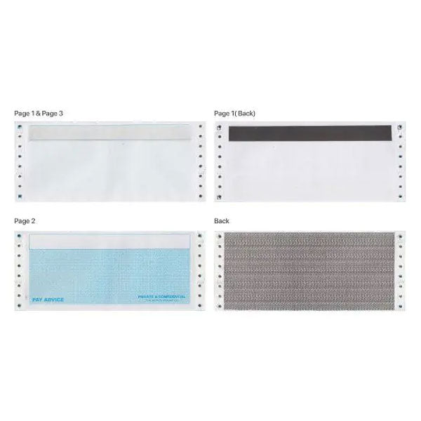 Payslip Mailer 3 Ply 9.5in x 11in