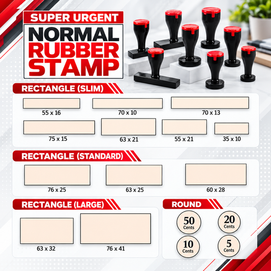 Rubber Stamp (Super Urgent Available)